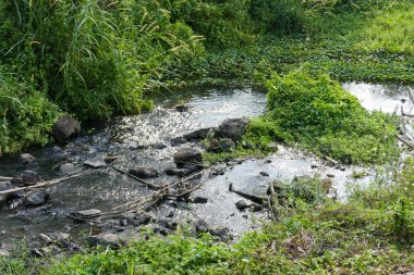 dere içinde su akışı