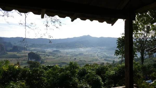 Vista da montanha na Tailândia — Fotografia de Stock