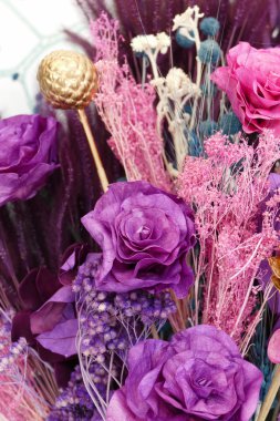 Yapay çiçek buketi