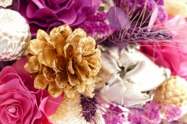 Yapay çiçek buketi