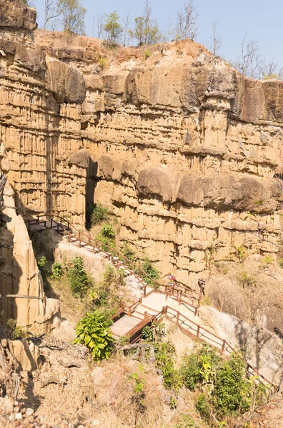 Canyon hill for trekking in autumn — Stock Photo, Image