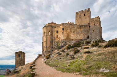 Medieval castle of Loarre,Aragon, Spain clipart