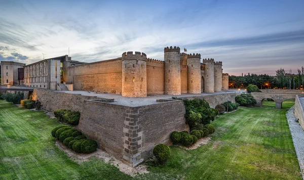 Aljaferia palast in zaragoza, spanien — Stockfoto