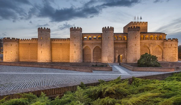 Palazzo Aljaferia a Saragozza, Spagna — Foto Stock