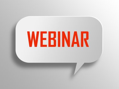 Webinar 3d konuşma balonu