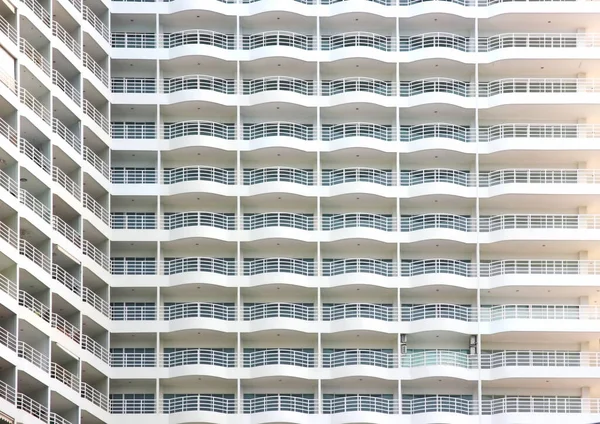 Edifício Condomínio Com Luz Manhã Vista Mar Condomínio Pattaya Cidade — Fotografia de Stock