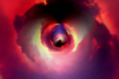 çok renkli karışım efekti gradyan desen su rengi arkaplanı