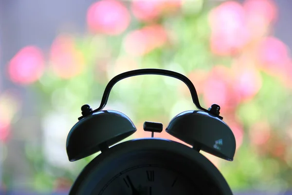 ring bell alarm clock with blur background