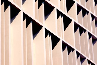 harici beton bina efekti ışık ve gölge, soyut model arkaplan