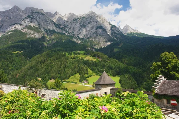 Hohenwerfen 城堡奥地利 — 图库照片