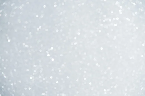 Sfocato astratto bianco glitter bokeh vacanza sfondo. Vacanze natalizie invernali. Natale! . — Foto Stock