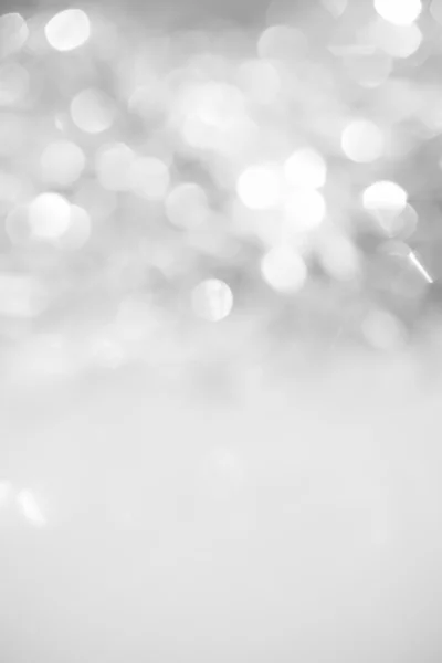 Unfocused abstract silver glitter holiday background. Winter xmas holidays. — Stock Photo, Image