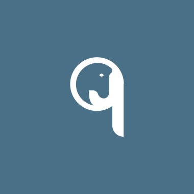 Q harfini oluşturan at logosu