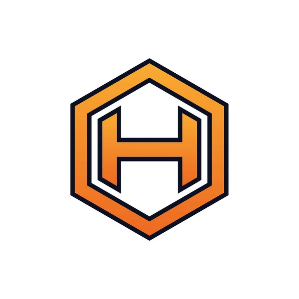 Post Stil Bokstav Logotyp Sport Logotyp Design Mall — Stock vektor
