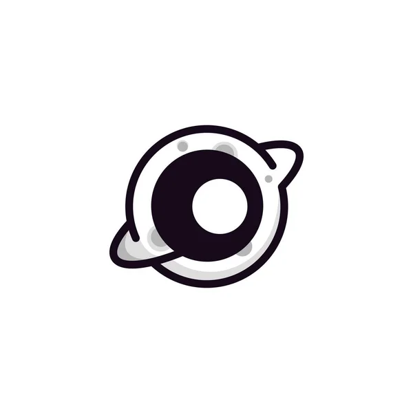 Auge Logo Zahnrad Und Kreis Der Augenkombination Verwendbar Für Technik — Stockvektor