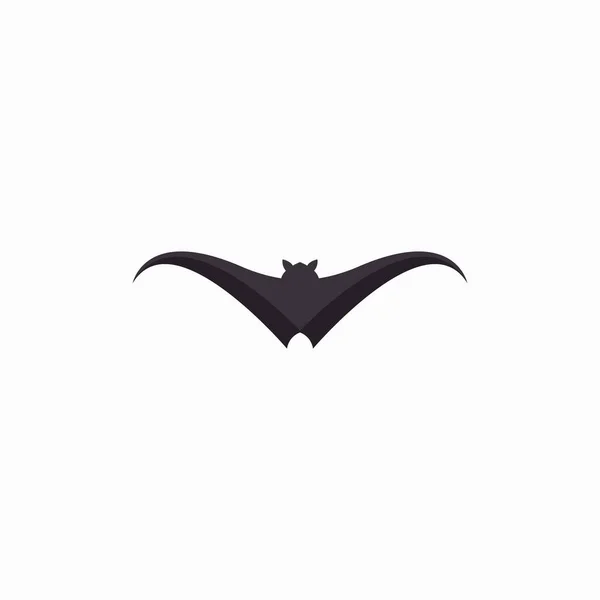 Bat Icon Vector 일러스트 디자인 핼러윈 — 스톡 벡터