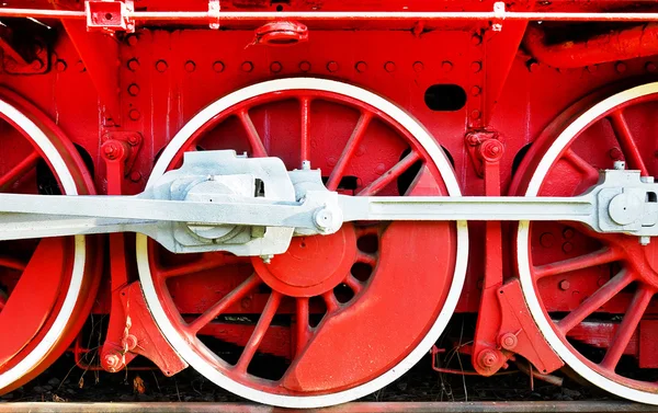 Iron wheels. — Stock Photo, Image