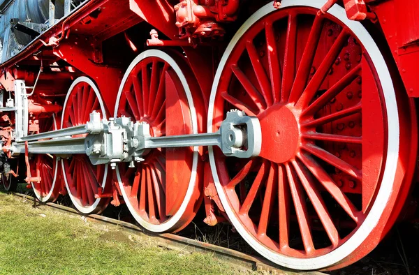 Iron wheels. — Stock Photo, Image