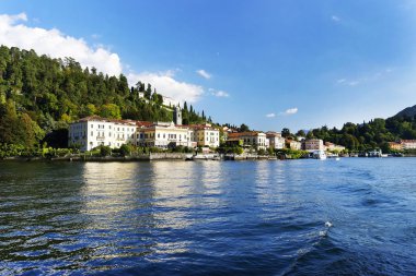 Bellagio kasaba kıyı Como Gölü