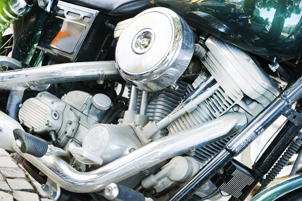 Chopper bike engine — Stock Photo, Image