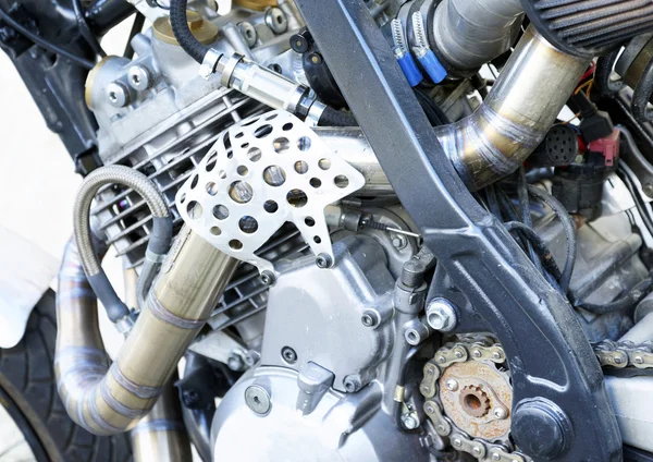 Enduro motorbike engine — Stock Photo, Image