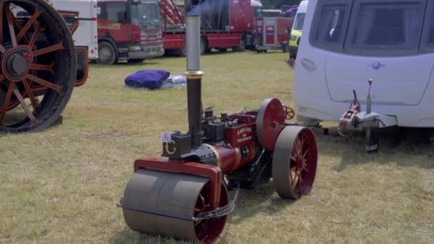 M and R victorian Steam Roller — стокове відео