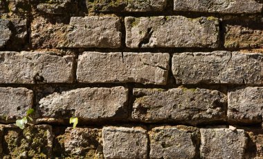 Eski bina tuğla duvar