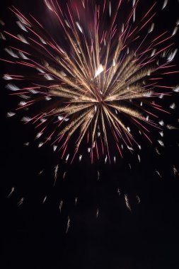 Havai fişek kutlama ekran