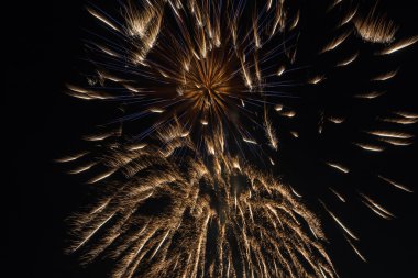 Havai fişek kutlama ekran