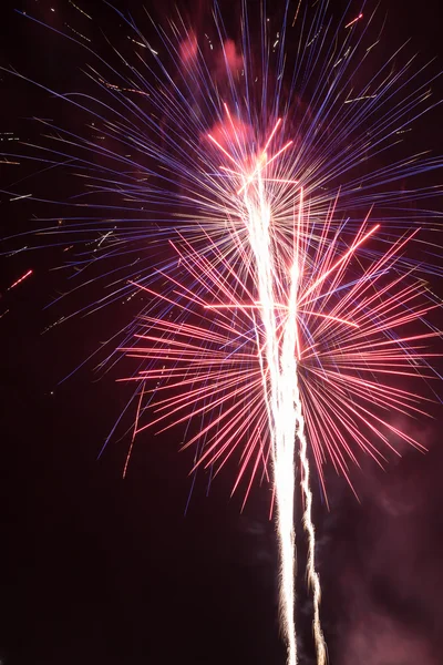 Fogos de artifício exibição celebração — Fotografia de Stock