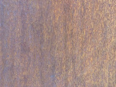 Paslı metal yüzey, tasarım için doku. Metin veya resim için alanı olan paslı bir arkaplan. Metal yüzeyde pas ortaya çıktı. Kavram: Metal aşınma