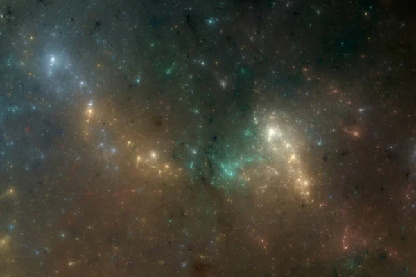Colorato Sfondo Stellato Nebulae Galassia Astratta — Foto Stock