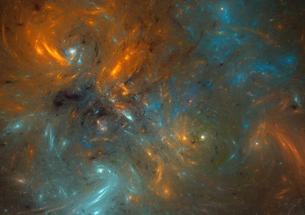 Barevné Hvězdné Pozadí Mlhoviny Galaxie Abstraktní — Stock fotografie