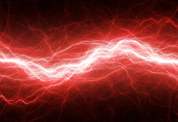 Red lightning — Stock Photo, Image