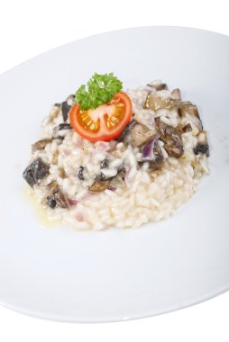 mantarlı risotto
