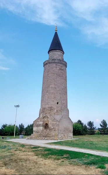 Staden Bolgar Tatarstan Ryssland Liten Minaret — Stockfoto