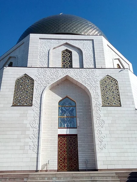 Cidade Bolgar Tatarstan Rússia Sinal Memorial Aceitação Islão Fachada Edifício — Fotografia de Stock