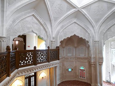 Bolgar Tataristan Şehri Rusya. Beyaz cami. ışınlama odası