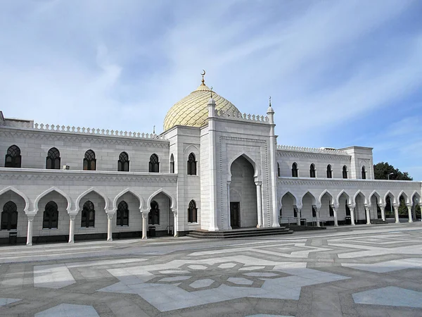 City Bolgar Tatarstan Russia White Mosque Residence Clergy — Stock Photo, Image