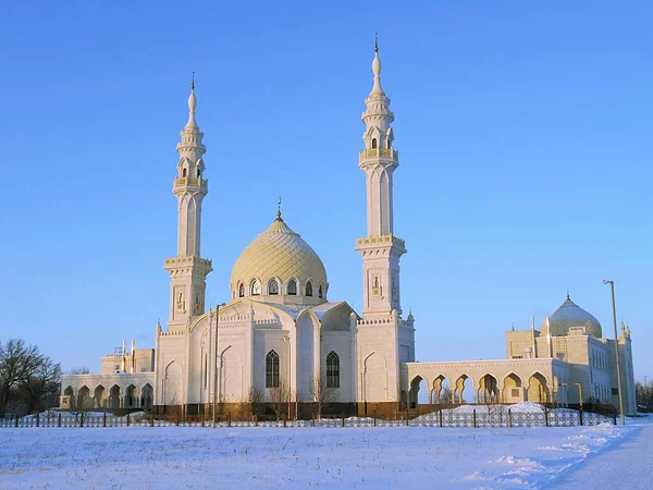 Staden Bolgar Tatarstan Ryssland Vit Moské — Stockfoto