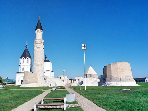 Staden Bolgar Tatarstan Ryssland Museet Bar Himmel Domkyrkans Moské Stor — Stockfoto