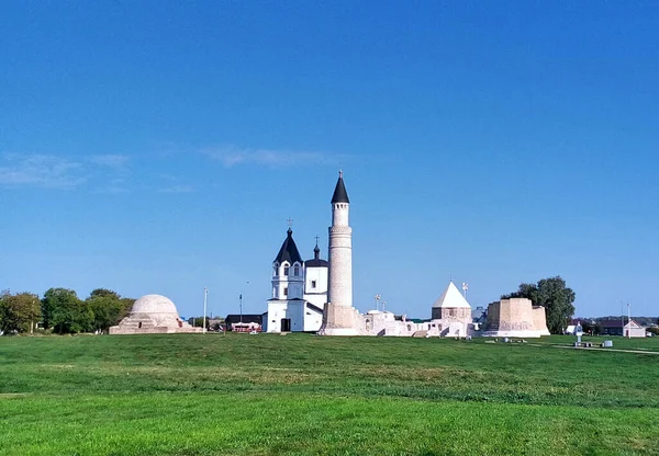 Miasto Bolgar Tatarstan Rosja Muzeum Pod Gołym Niebem Meczet Katedralny — Zdjęcie stockowe