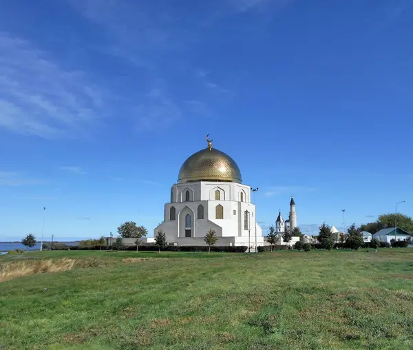 Město Bolgar Tatarstan Rusko Památník Znamení Počest Přijetí Islámu Volha — Stock fotografie