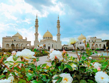 Beyaz Cami. Bolgar Tataristan Rusya şehri.