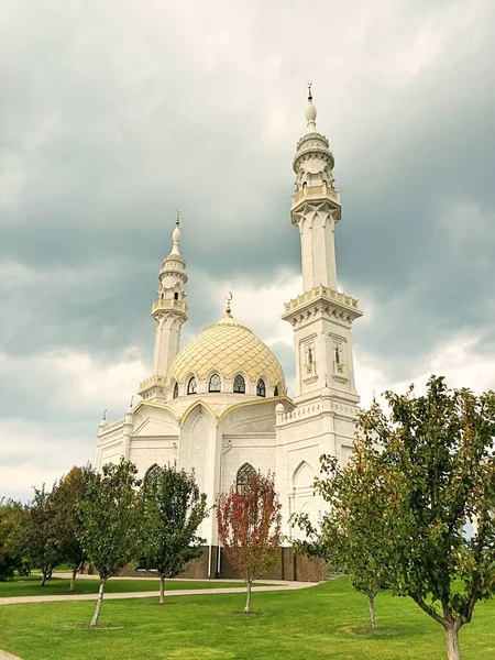 Mesquita Branca Cidade Bolgar Tatarstan Rússia — Fotografia de Stock