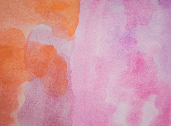 Καλλιτεχνική Βρώμικο Τέχνη Ακουαρέλα Ροζ Πορτοκαλί Μοτίβο Υδατογραφία Splash Vintage — Φωτογραφία Αρχείου