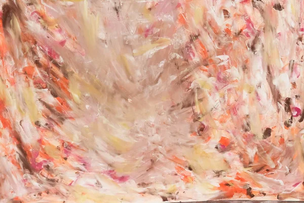 Absztrakt Festészet Kaotikus Durva Ecsetvonásokkal Művésztől Absztrakt Minta Modern Szürrealizmusban — Stock Fotó