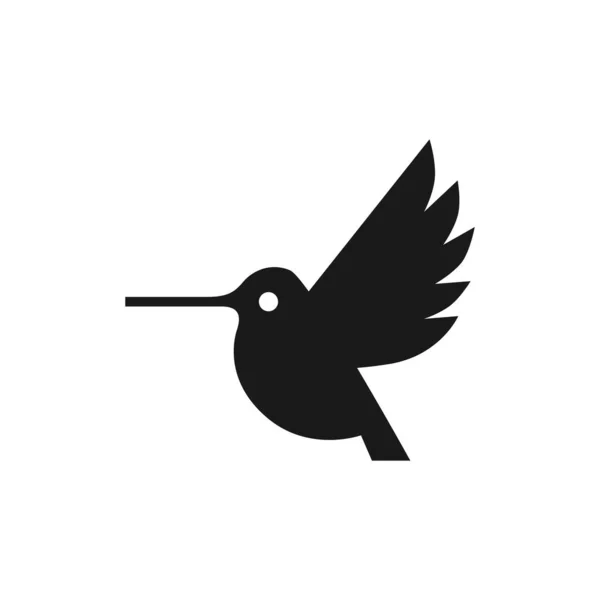 Colibri Colibri Logo Vecteur Icône Illustration — Image vectorielle