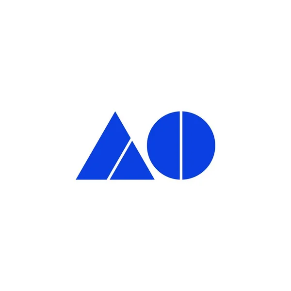 Γράμμα Σήμα Αρχικό Λογότυπο Εικονογράφηση Εικονίδιο Διάνυσμα — Διανυσματικό Αρχείο