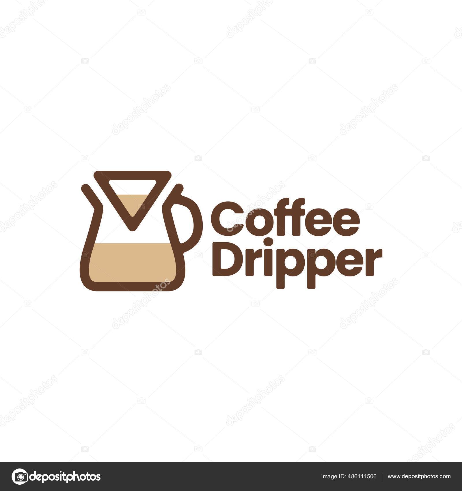 Chemex Coffee Dripper Paper Filter Logo Vector Icon Illustration